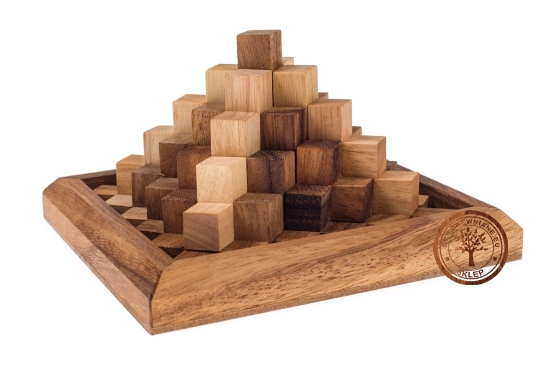Gra Drewniana - Piramida Cheopsa - puzzle 3D - sklep - grydrewniane.eu