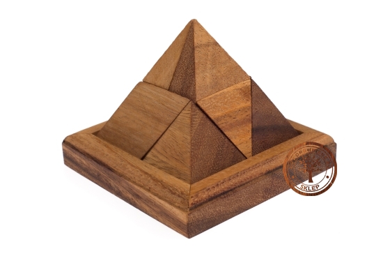 Gra Drewniana - Wielka Piramida - puzzle 3D - sklep - grydrewniane.eu